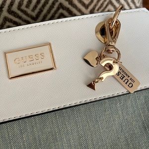 Guess blue jeans bag